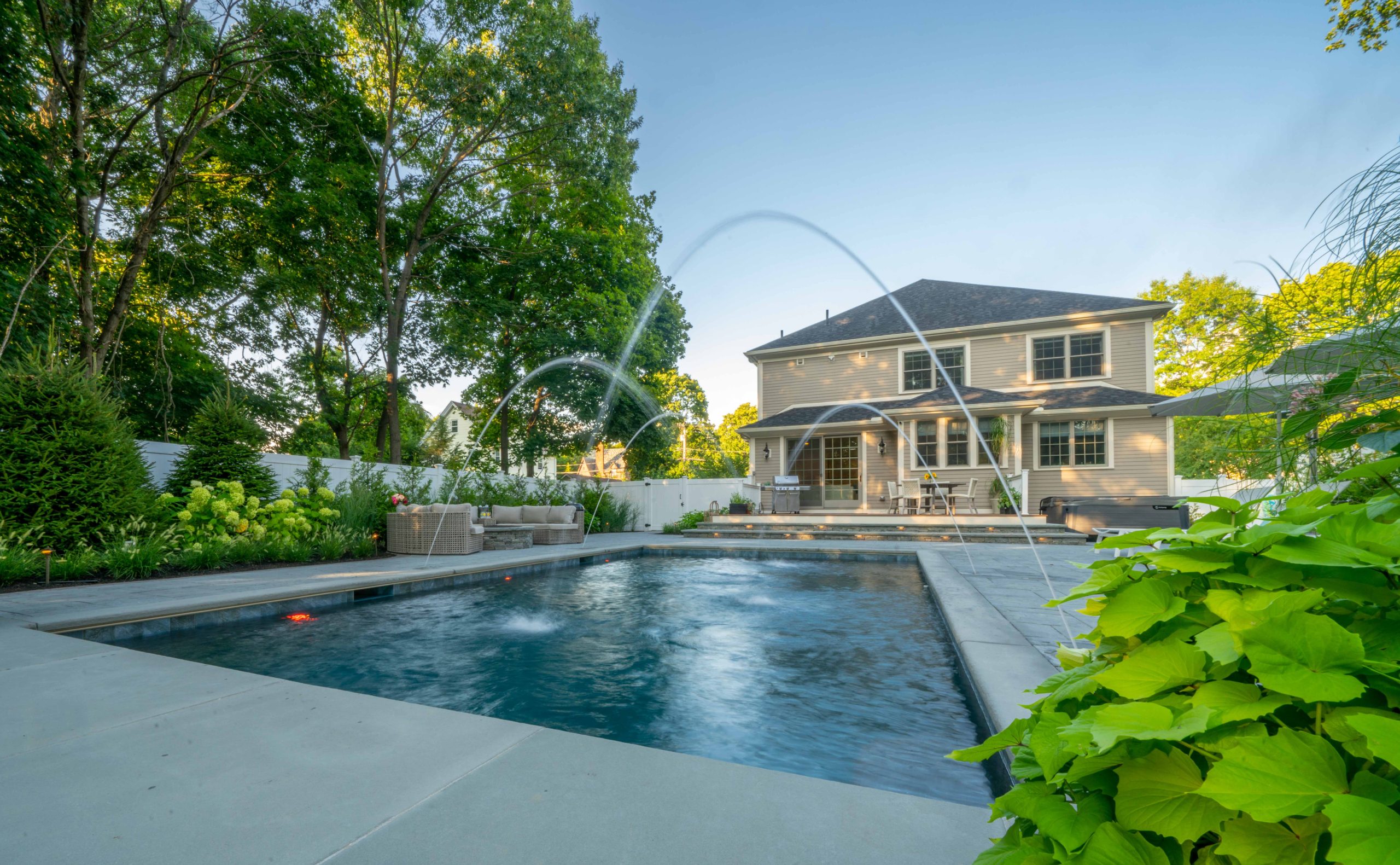 Poolside Landscape Design, Wellesley, MA | Land Design Associates Inc.