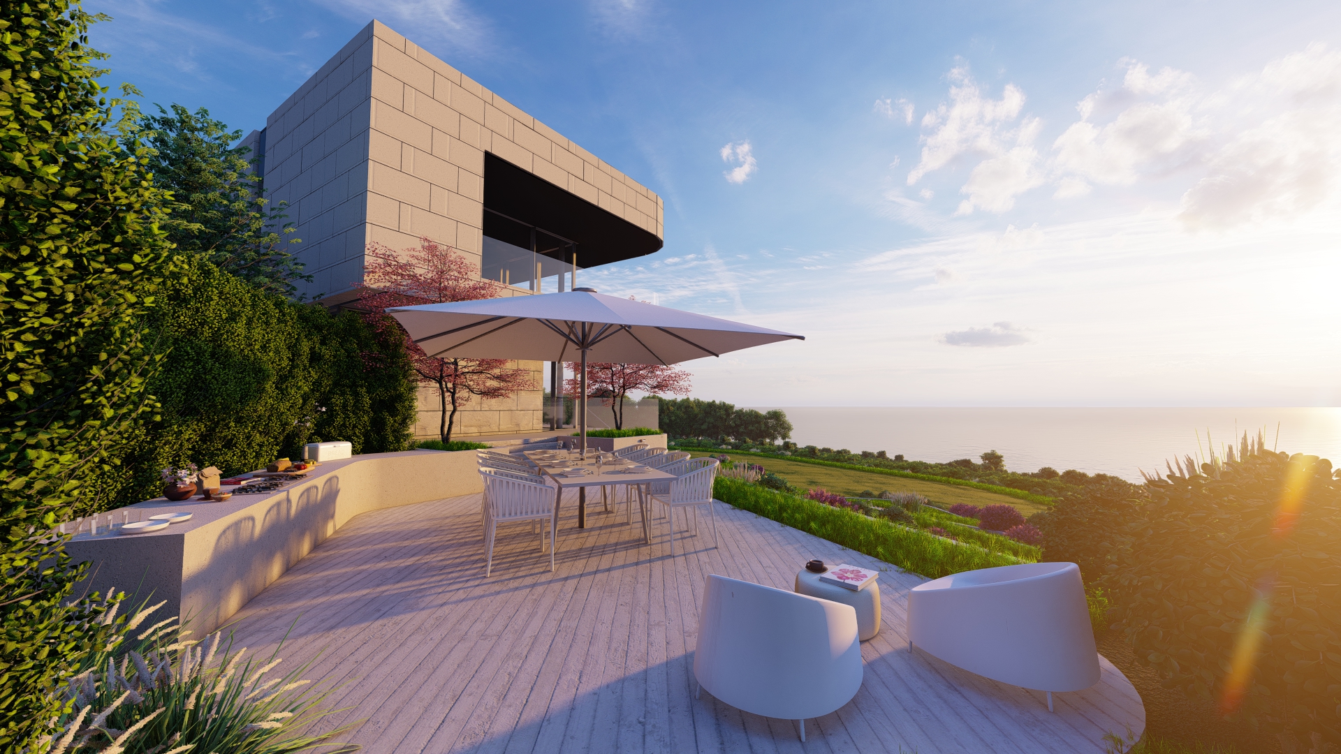 Boston Riverside Landscape Design Award-Winning Landscapers | Land Design Associates, Boston MA